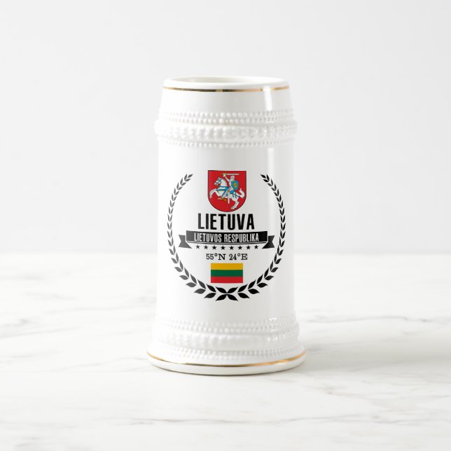 Caneca De Cerveja Lithuania (Centro)
