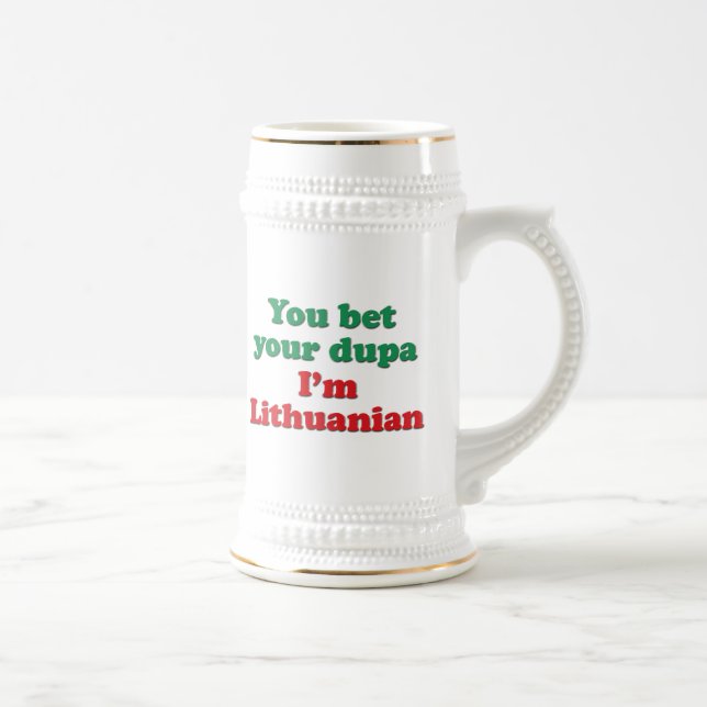 Caneca De Cerveja Lithuanian Dupa 2 (Direita)