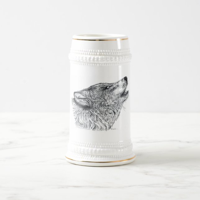 Caneca De Cerveja Lobo (Centro)