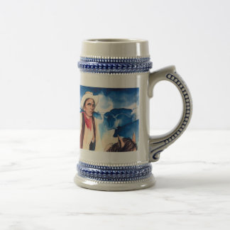 Caneca De Cerveja Lobos com amor de TX