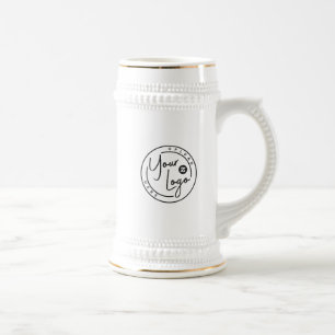 Caneca De Cerveja Logotipo Personalizado para Negócios
