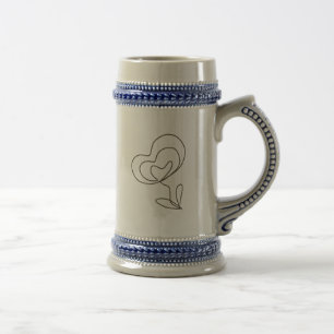 Caneca De Cerveja Logotipo personalizado simples e elegante aqui emp