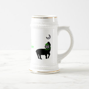 Caneca De Cerveja Logotipo tribal Stien de BlackSheep BellyDance do