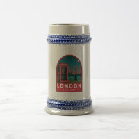 London England Retro Viagem Art Vintage