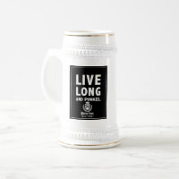 Caneca de cerveja longa ao vivo