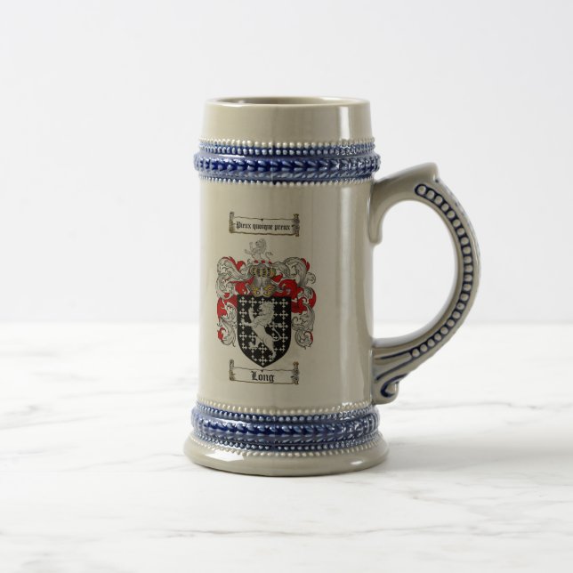 Caneca de cerveja longa da brasão/caneca de (Direita)