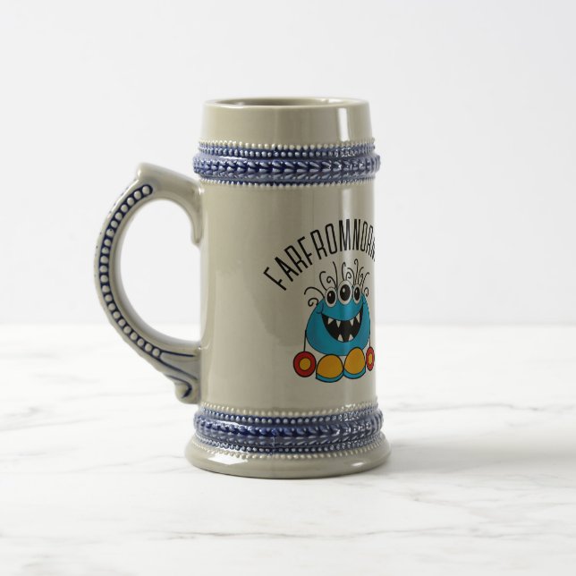 CANECA DE CERVEJA LONGE DO MONSTER MUG NORMAL DE TRÊS OLHOS (Esquerda)