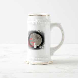 Caneca De Cerveja Lua, Lune, Luna, Glina, Moon taça