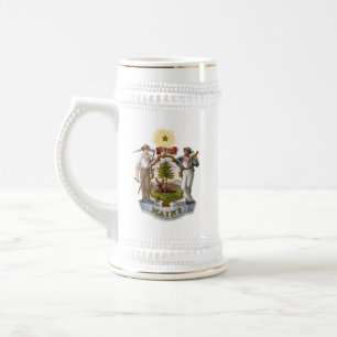 Caneca De Cerveja Maine Casaco de Braços