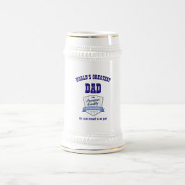 Caneca De Cerveja MAIOR PAI MUNDIAL - Melhor Vidro da Cerveja Padre