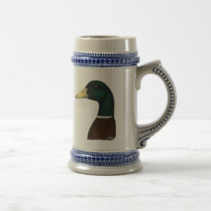 Caneca De Cerveja Mallard Drake Head