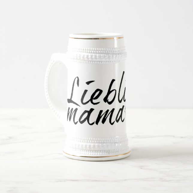 Caneca De Cerveja Mamãe favorita (Frente Esquerda)