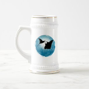 Caneca De Cerveja Manta Ray Underwater Aquatic Life