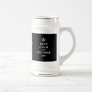 Caneca De Cerveja Mantenha a calma e mergulhe
