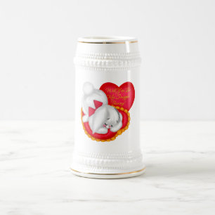 Caneca De Cerveja Mantenha ou design sua própria caneca-presente