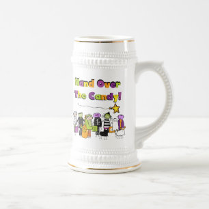 Caneca De Cerveja Mão sobre Camisetas e presentes de Dia das Bruxas 