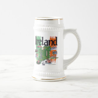 Caneca De Cerveja mapa de ireland