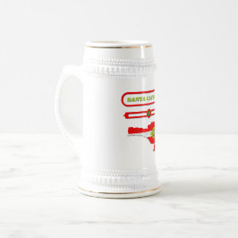 CANECA DE CERVEJA MAPA DE SANTA CATARINA. SAMER BRASIL