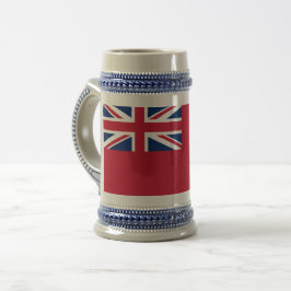Caneca De Cerveja Marinho britânico Red Ensign Mug ou Tumbler
