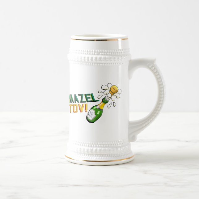 Caneca De Cerveja Mazel Tov (Direita)