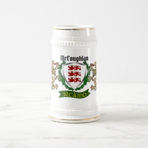 Caneca De Cerveja McCoughlan/Cochlan Irish Shield