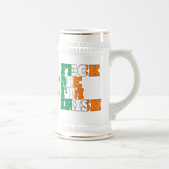 Caneca De Cerveja Me diga que sou irlandês (Direita)