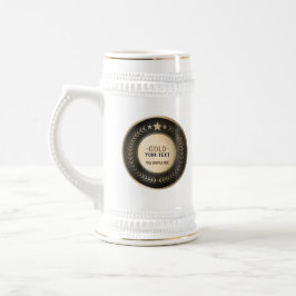 Caneca De Cerveja MEDALHA DIY IMPRESSÃO PERSONALIZADA Ouro #1 Campeã
