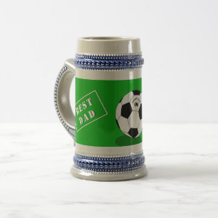 Caneca De Cerveja Melhor Pai, Aniversário, Aniversário, Futebol / Fu