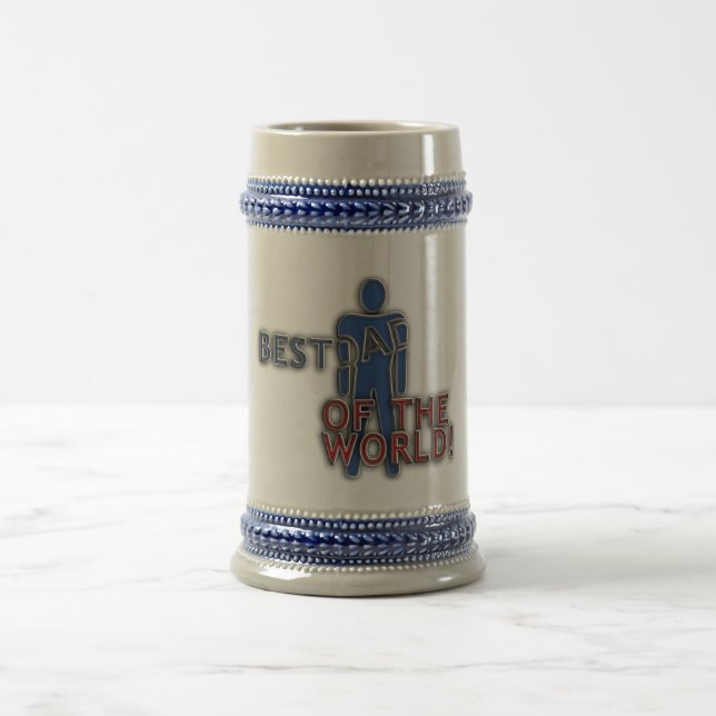 CANECA DE CERVEJA MELHOR PAI DO MUNDO (Centro)