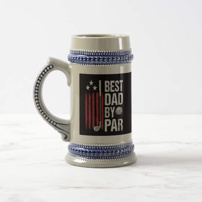 Caneca De Cerveja Melhor Pai Pelo Par Golfe Humor (Esquerda)