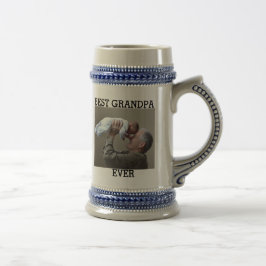 Caneca De Cerveja Melhor Vovô Já Criou Foto Personalizada