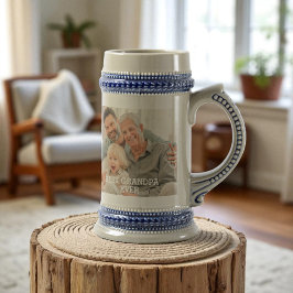 Caneca De Cerveja Melhor Vovô Já Criou Foto Personalizada