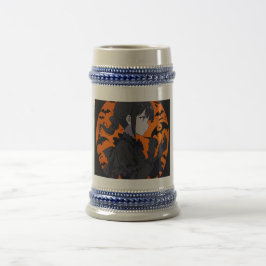 Caneca De Cerveja menina do halloween