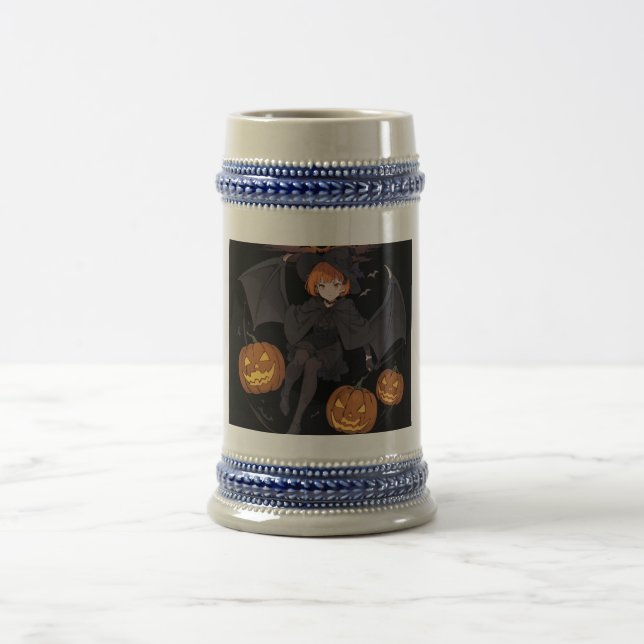 Caneca De Cerveja menina do halloween (Centro)