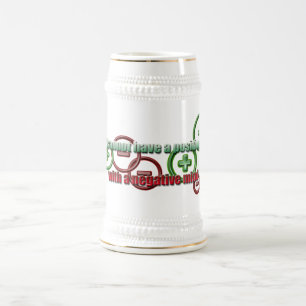 Caneca De Cerveja Mente negativa de vida positiva
