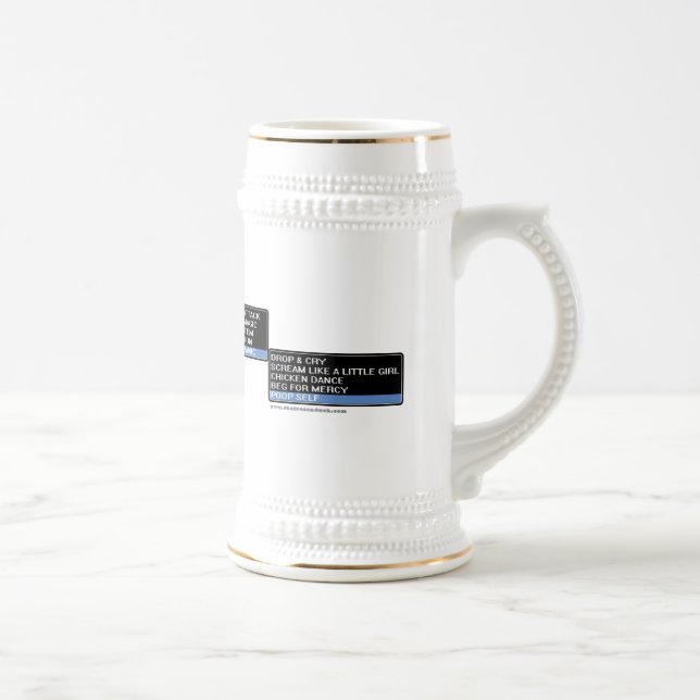 Caneca De Cerveja Menu da batalha do RPG de 8 bocados (Direita)