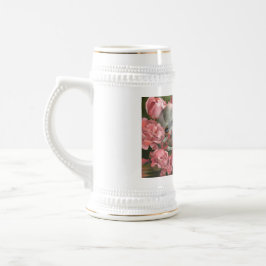 Caneca De Cerveja "Mermaid with Roses"