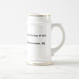 Caneca de cerveja mestra do pedreiro de Potunk