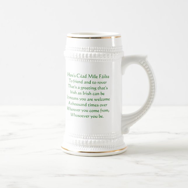 Caneca De Cerveja Michael Irish Mug (Direita)