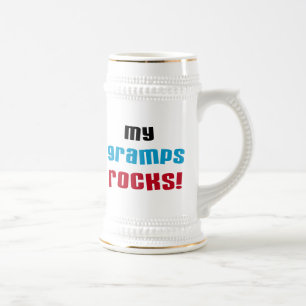 Caneca De Cerveja Minha vovó Rocks T-shirts e presentes