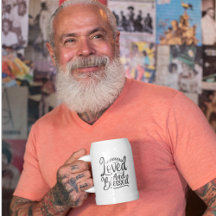 Minimalismo branco negro amado e abençoado