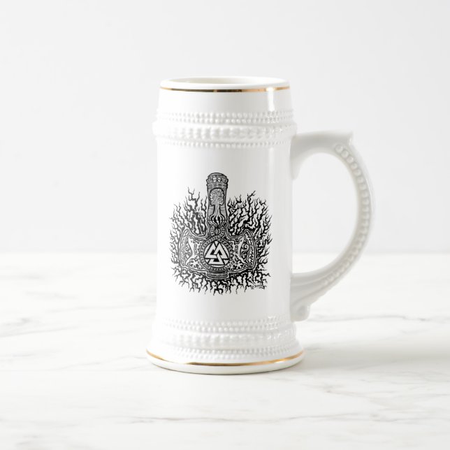 Caneca De Cerveja Mjolnir - Castanha (Direita)