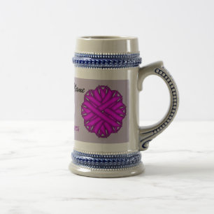 Caneca De Cerveja Modelo da Frota Roxa por Kenneth Yoncich