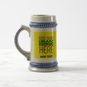 CANECA DE CERVEJA MODELO DE TEXTO DE IMAGEM AMARELO MODERNO EDITÁVEL