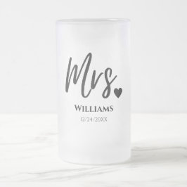 Caneca de cerveja Modern Bride Beer Mug: Presente 