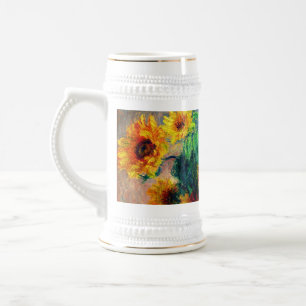 Caneca De Cerveja Monet Sunflower