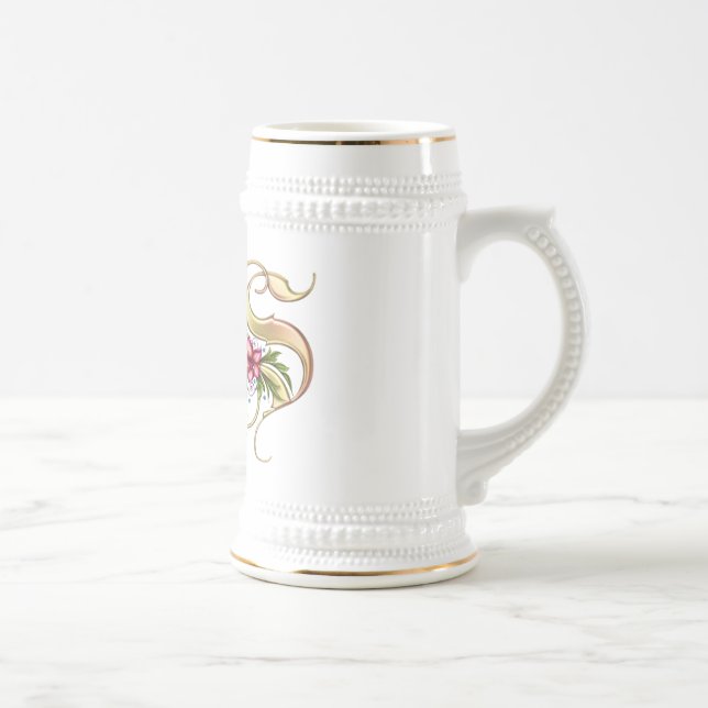 Caneca De Cerveja Monograma S Gift Mug (Direita)