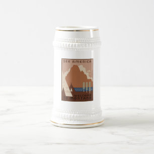 Caneca De Cerveja Montana Estado: Tribos Indígenas, Montanhas, Prada