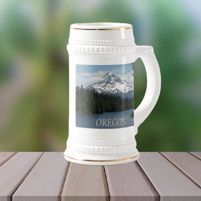 Caneca De Cerveja Monte Hood, Oregon Landscape (In Situ)