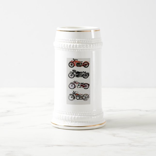 CANECA DE CERVEJA MOTOCICLETAS VINTAGE (Centro)